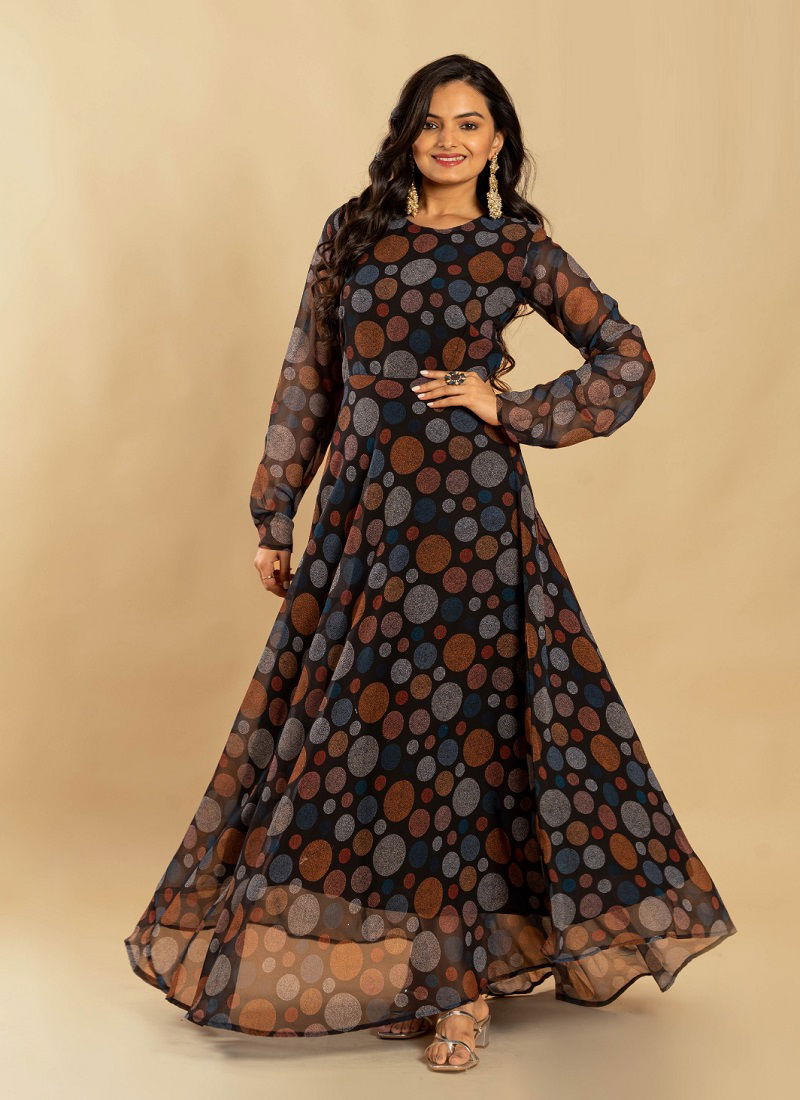 Parizaad By Falak Printed Gown Catalog